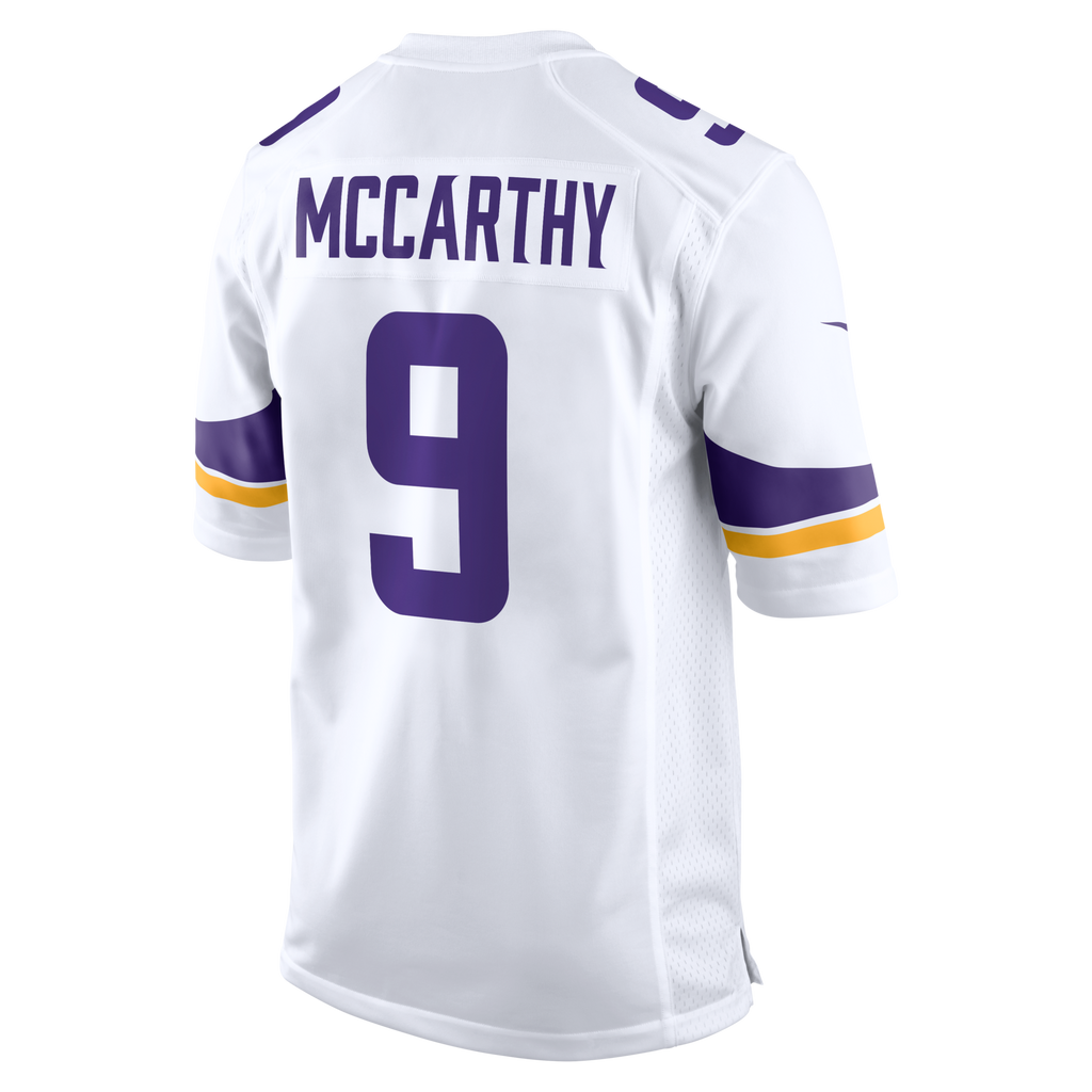 Minnesota Vikings J.J. McCarthy White Game Football Jersey