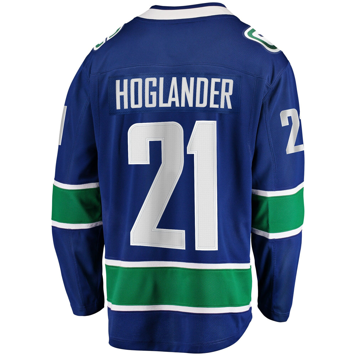 Vancouver Canucks Nils Hoglander Blue Home Premier Breakaway Player Hockey Jersey