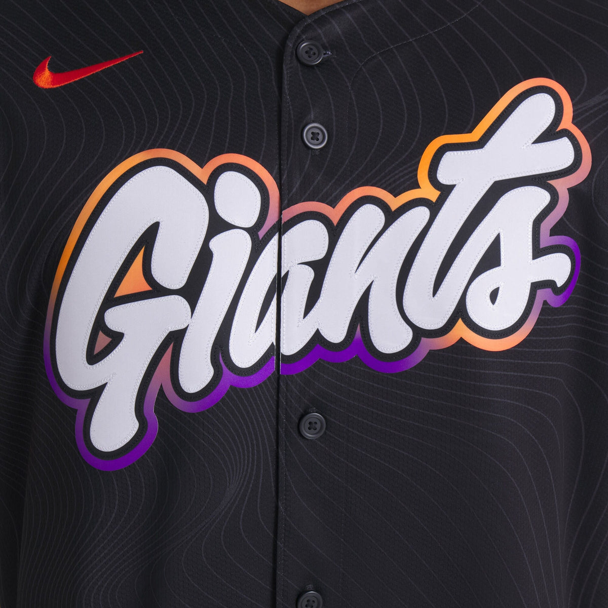 San Francisco Giants Anthracite 2025 City Connect Limited Baseball Jersey
