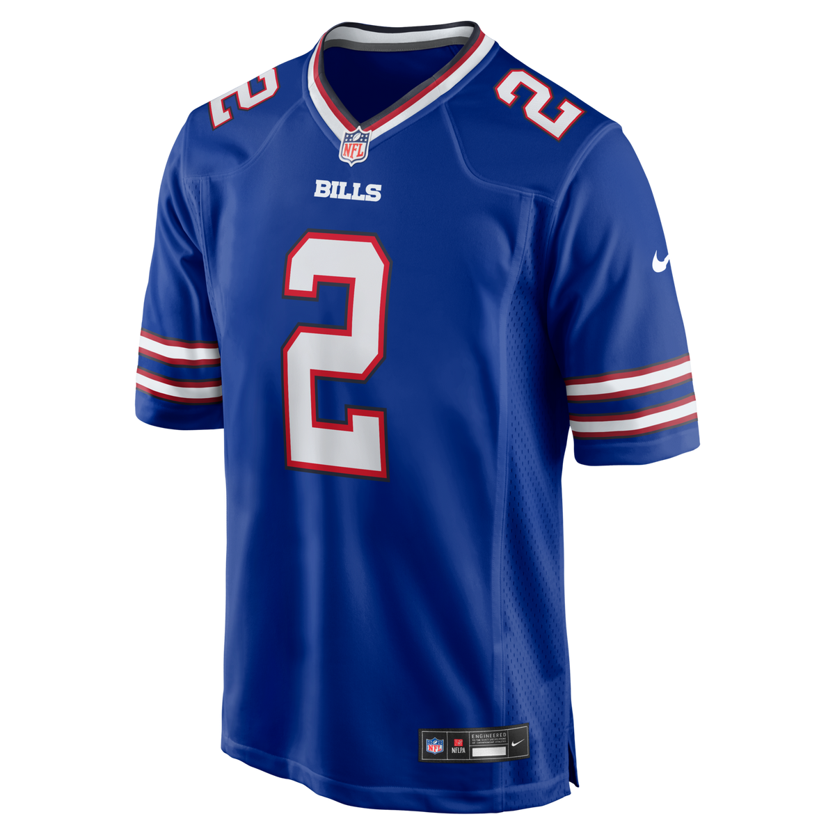 Buffalo Bills Tyler Bass Royal Game Player Football Jersey