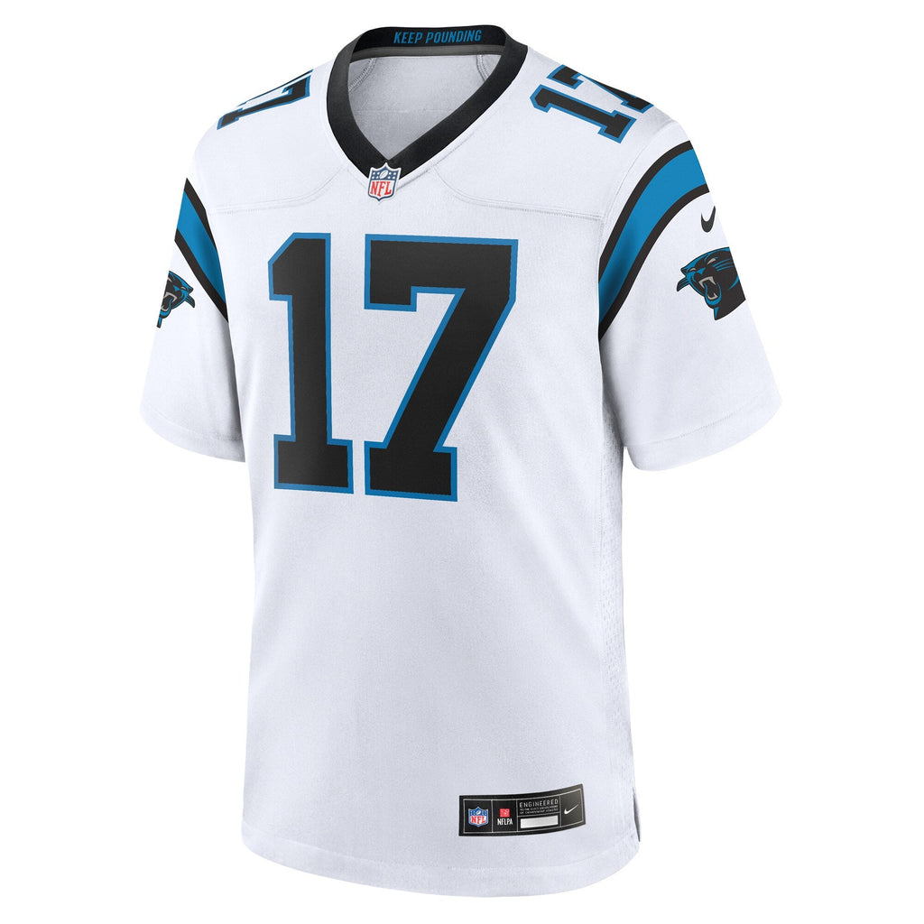 Carolina Panthers Xavier Legette White Game Football Jersey