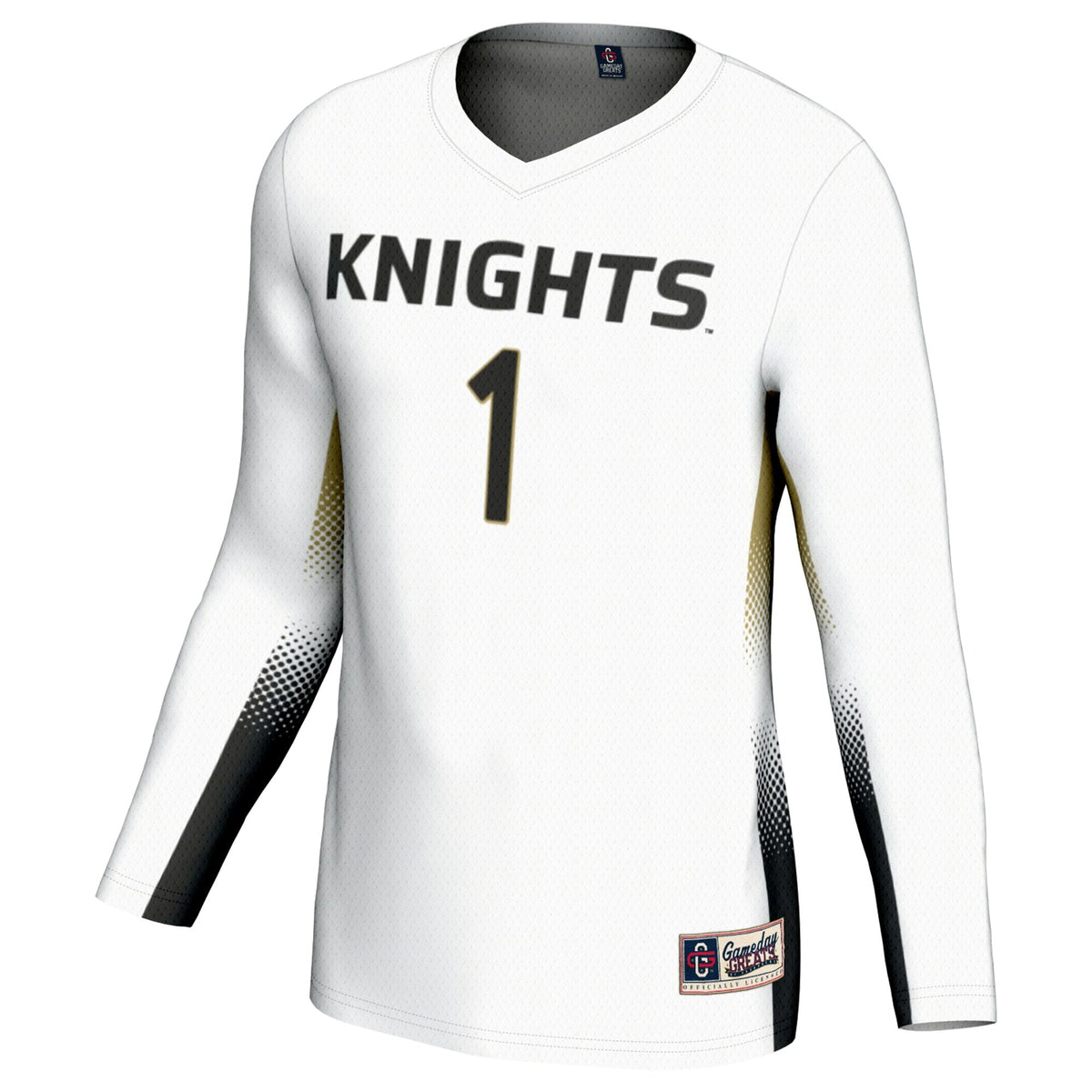 #1 UCF Knights Lightweight Volleyball Jersey - White