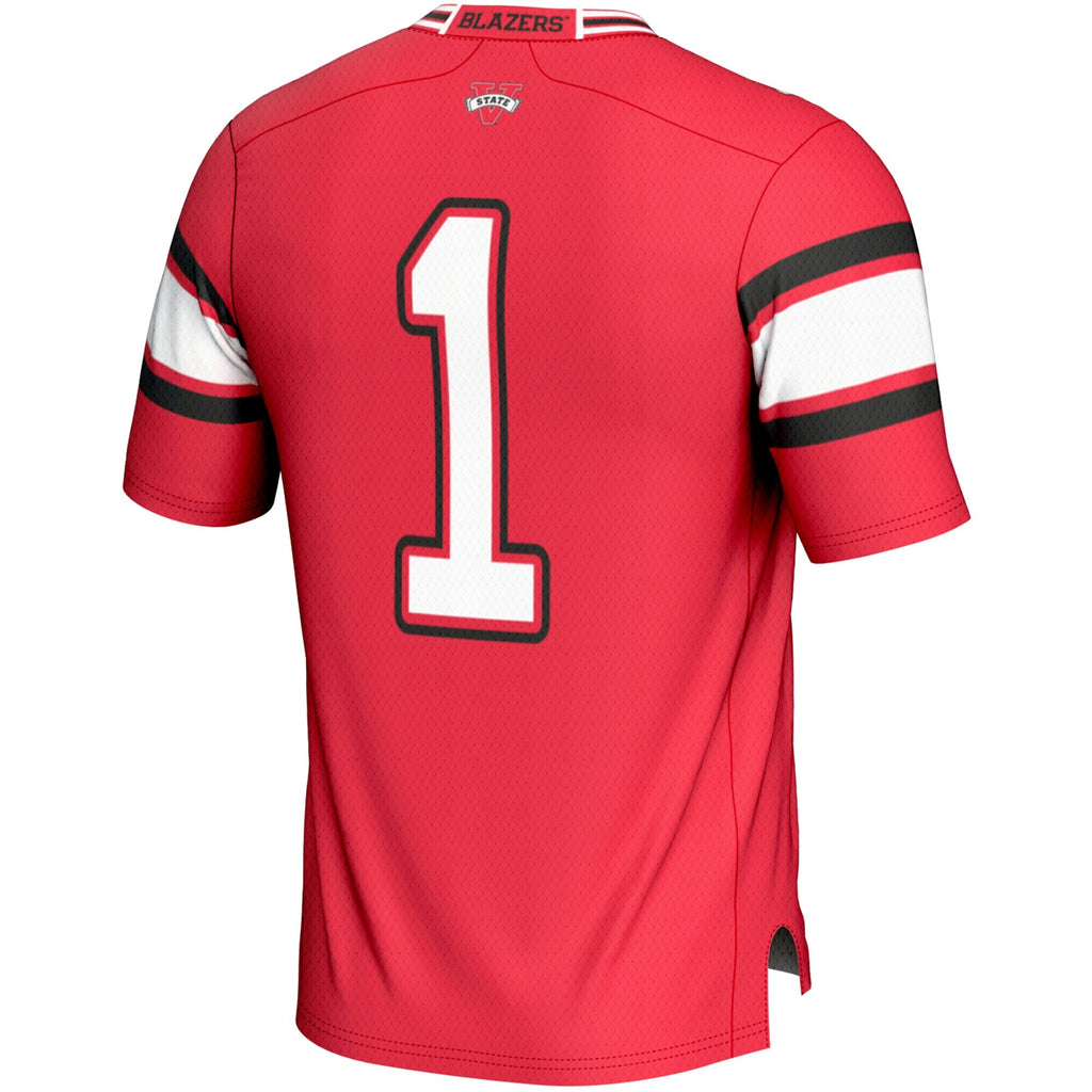 #1 Valdosta State Blazers Endzone Football Jersey - Red