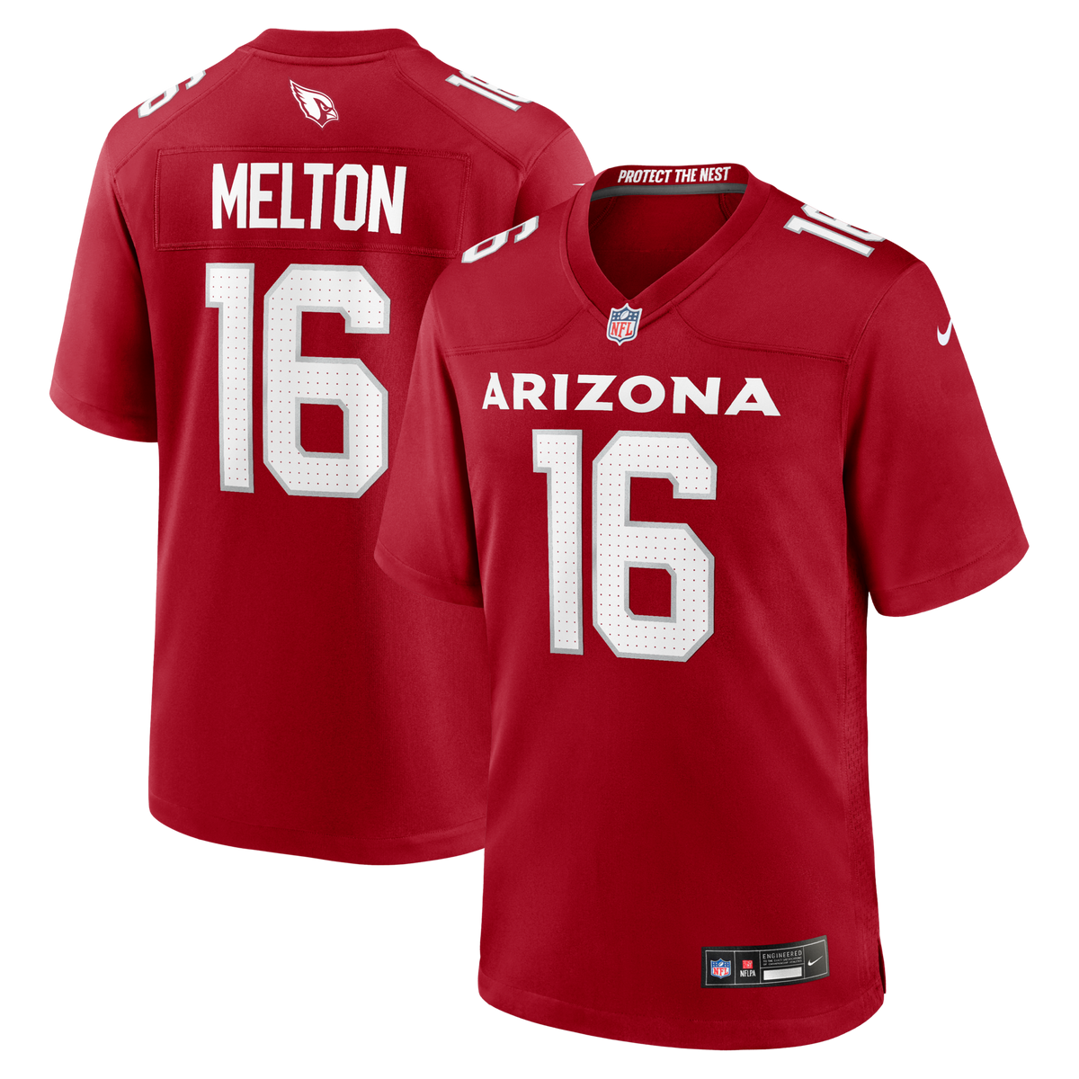 Arizona Cardinals Max Melton Cardinal Team Game Football Jersey