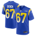 Los Angeles Rams Justin Dedich Royal Game Football Jersey