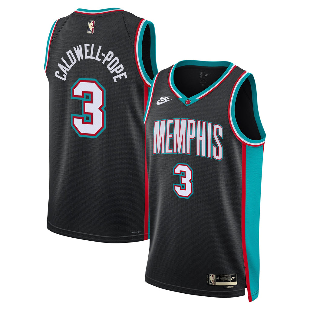 Memphis Grizzlies Classic Edition Jersey - Black - Kentavious Caldwell-Pope