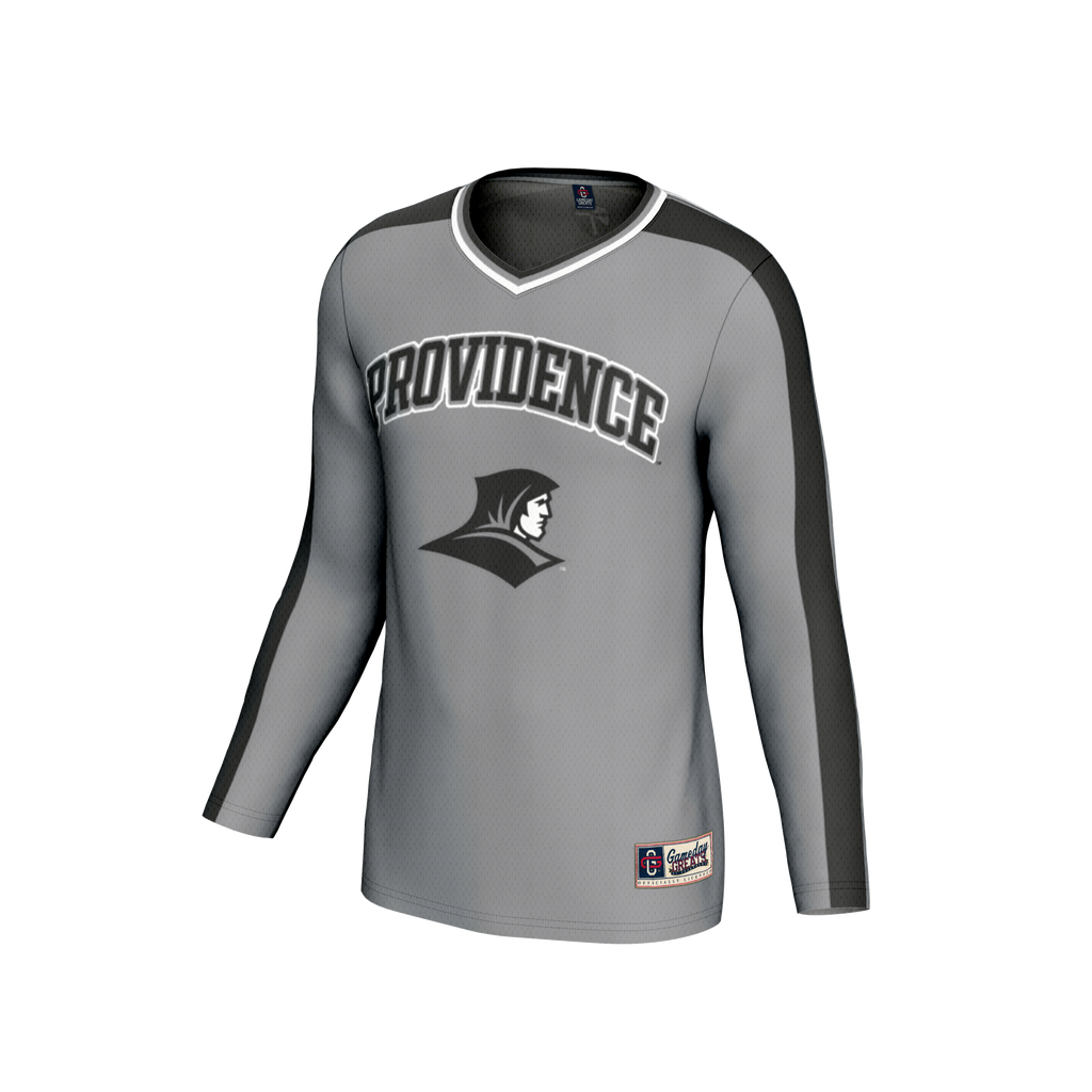 Providence Friars NIL Pick-A-Player Lightweight Collegiate Volleyball Fashion Jersey - Silver