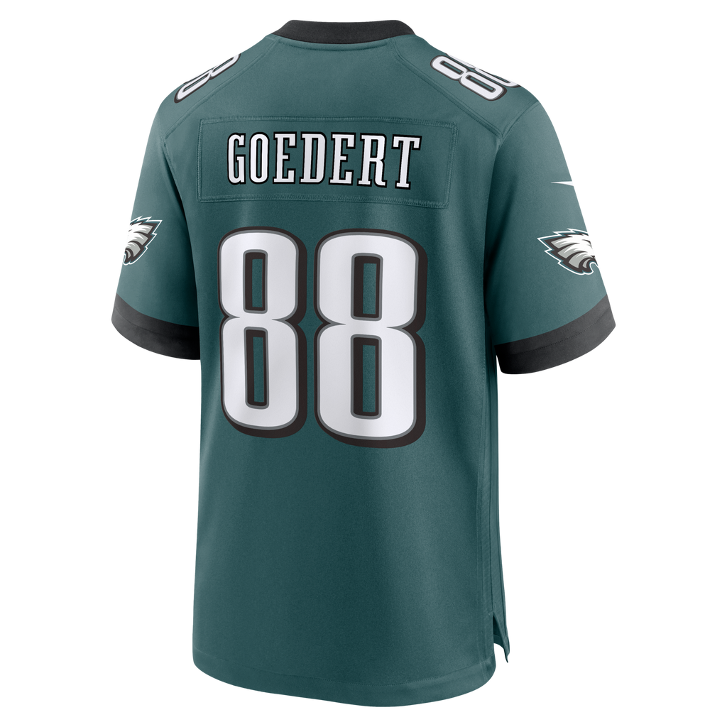 Philadelphia Eagles Dallas Goedert Midnight Green Team Game Football Jersey