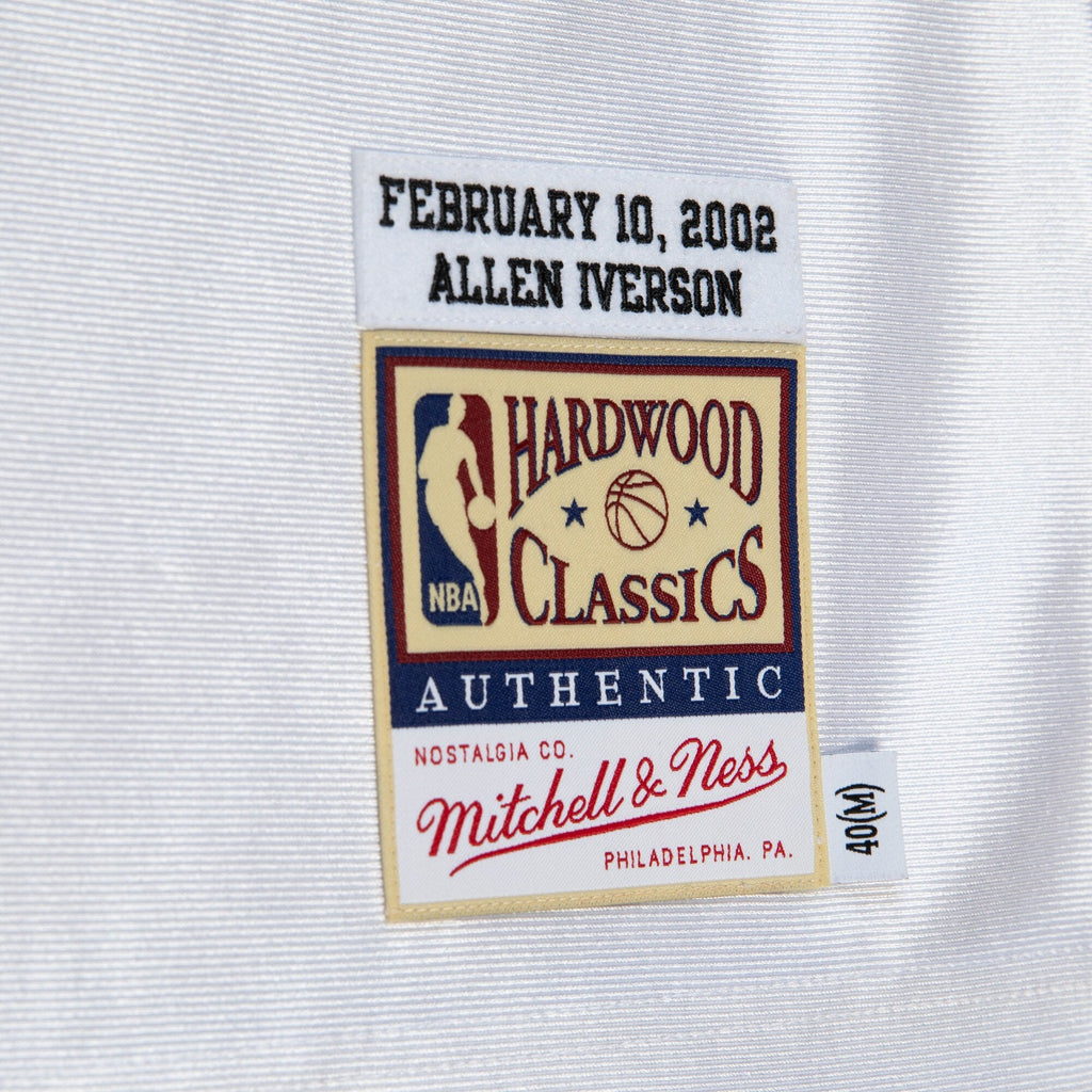 Philadelphia 76ers Allen Iverson 2002 All-Star East Jersey - White