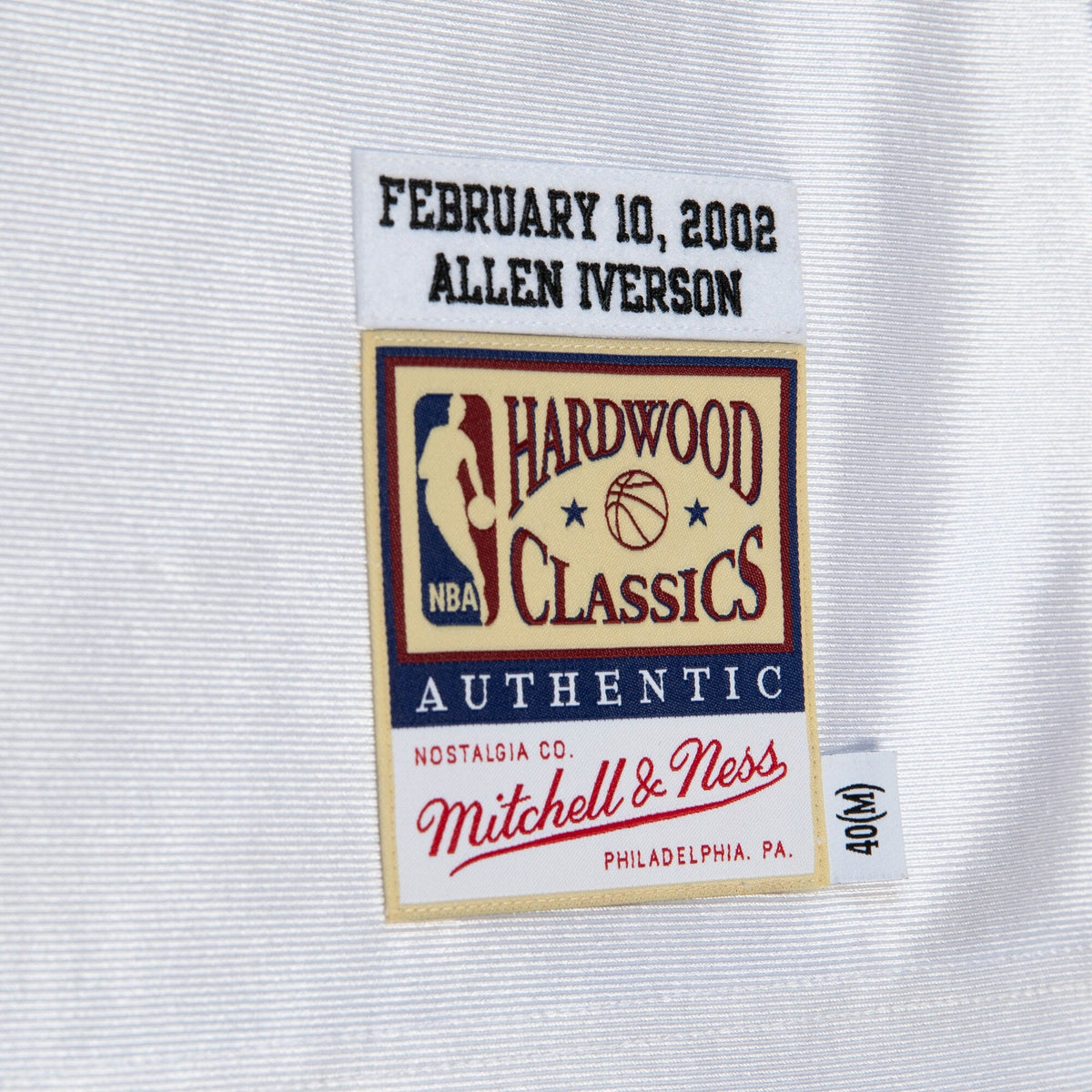 Philadelphia 76ers Allen Iverson 2002 All-Star East Jersey - White