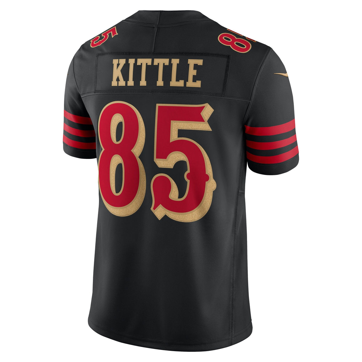 San Francisco 49ers George Kittle Black 2025 Rivalries Collection Stitched Limited Football Jersey