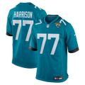 Jacksonville Jaguars Anton Harrison Teal Game Football Jersey