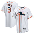 Houston Astros Jeremy Peña White Home Replica Baseball Jersey