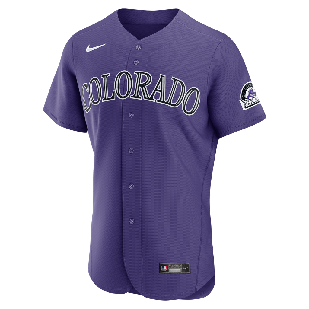 Colorado Rockies Purple Alternate Baseball Jersey