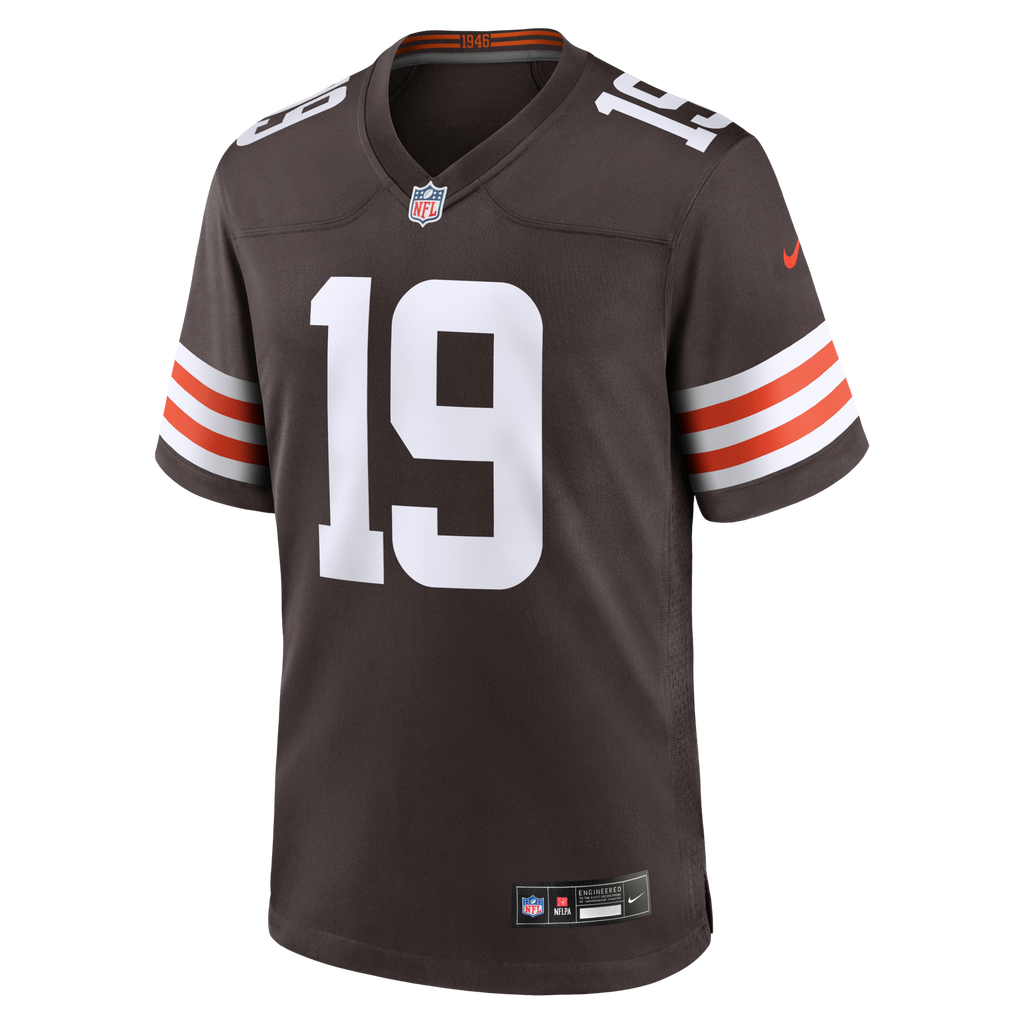 Cleveland Browns Cedric Tillman Brown Game Football Jersey