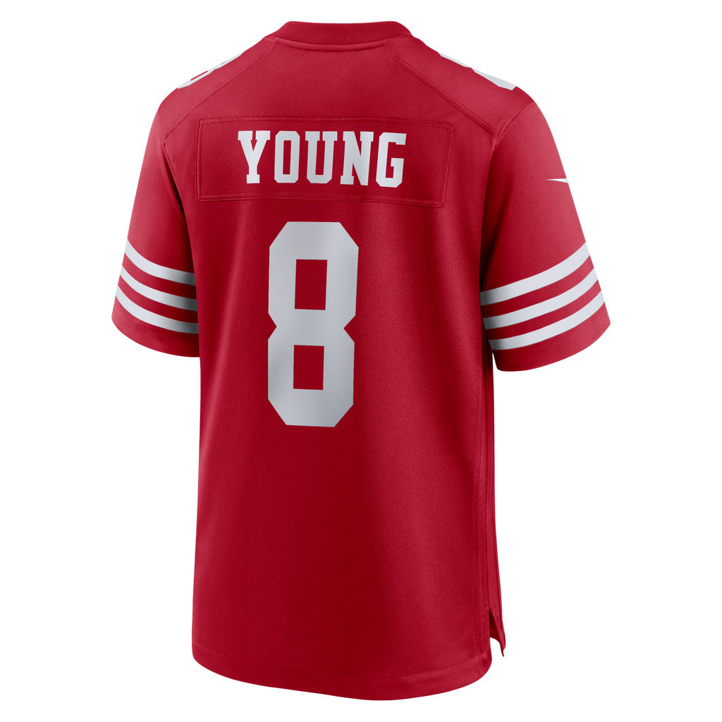 San Francisco 49ers Steve Young Scarlet Retired Player Game Football Jersey