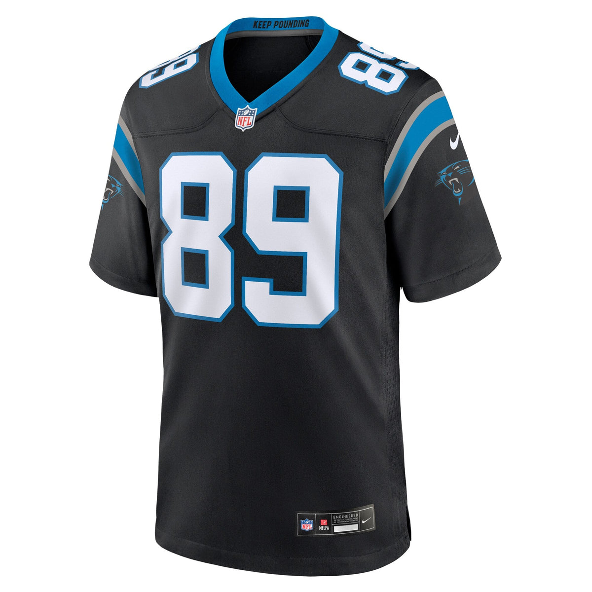 Carolina Panthers Steve Smith Sr. Black Retired Player Game Football Jersey