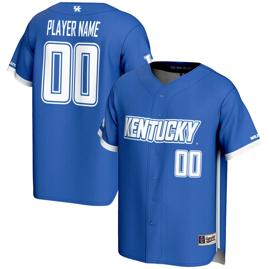 Kentucky Wildcats NIL Pick-A-Player Lightweight Baseball Jersey - Royal