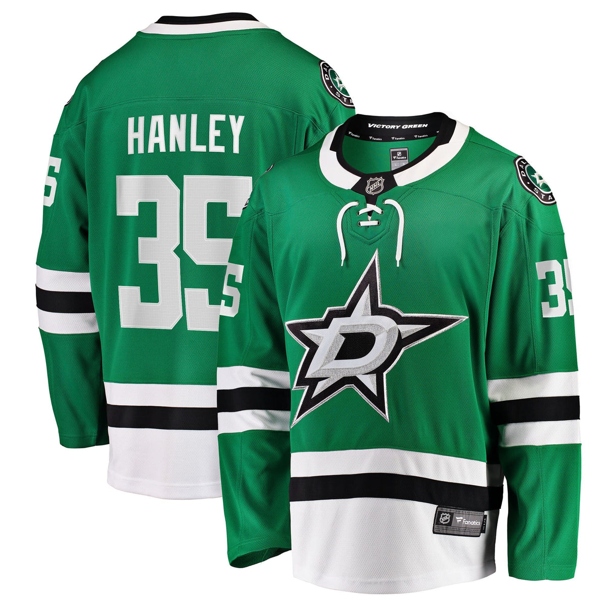 Dallas Stars Joel Hanley Kelly Green Breakaway Player Hockey Jersey
