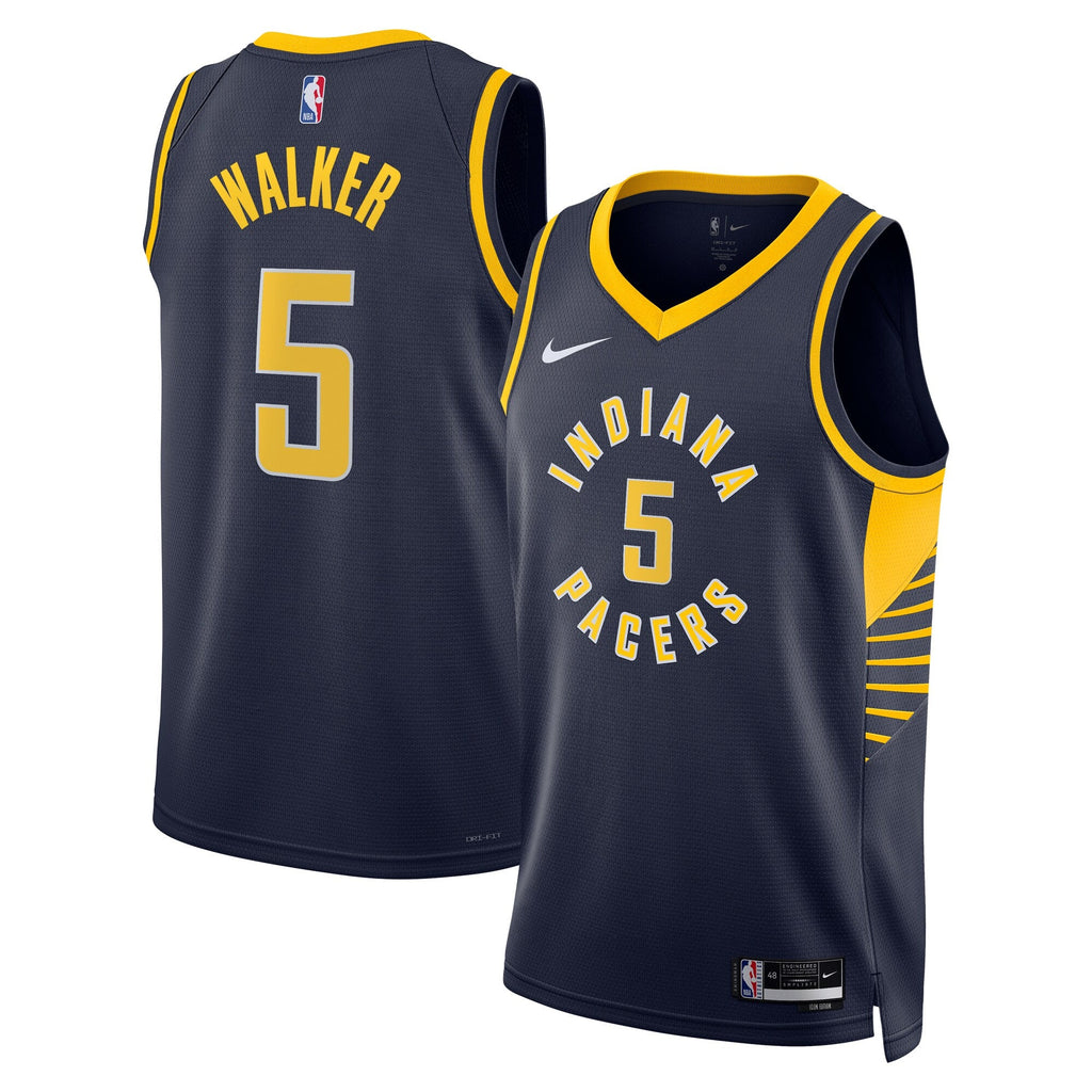 Indiana Pacers Icon Edition Swingman Jersey - Navy - Jarace Walker