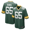Green Bay Packers Aaron Banks Green Team Game Football Jersey