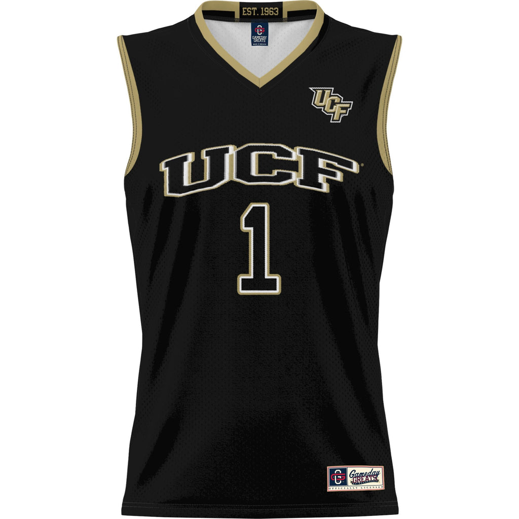 #1 UCF Knights Lightweight Basketball Jersey - Black