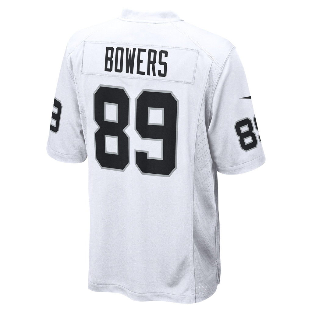 Las Vegas Raiders Brock Bowers White Game Football Jersey