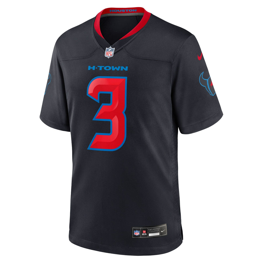 Houston Texans Tank Dell Navy 2nd Alternate Game Football Jersey