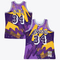 Los Angeles Lakers Shaquille O'Neal 1996 Hyper Hoops Swingman Jersey - Dark Purple