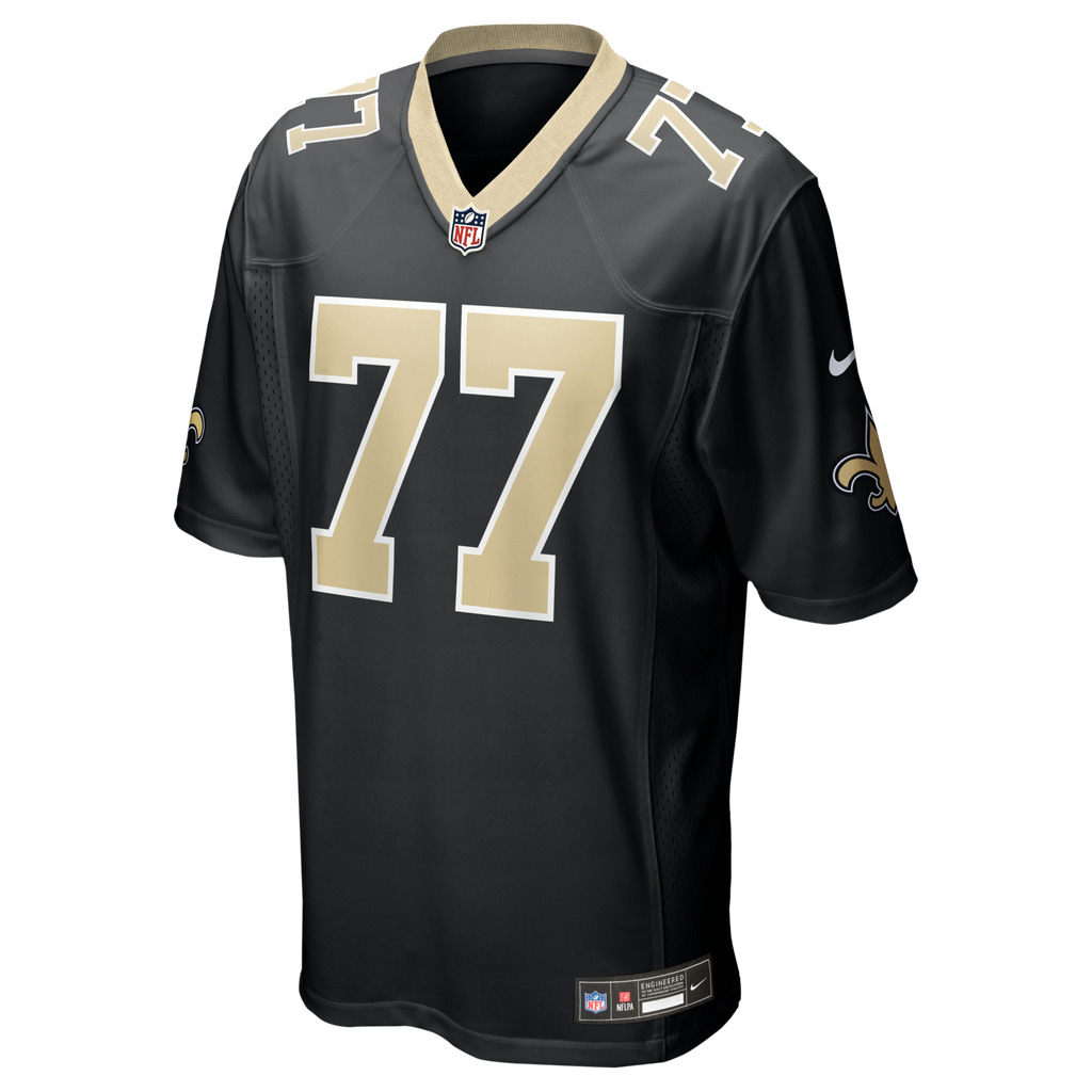 New Orleans Saints Dillon Radunz Black Team Game Football Jersey