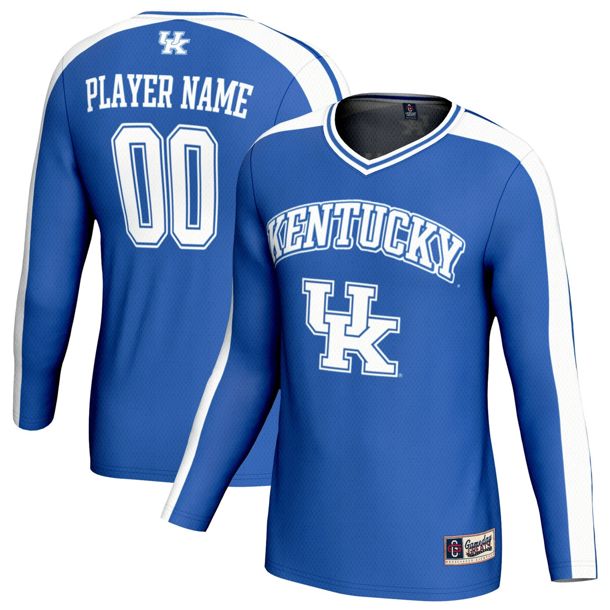 Kentucky Wildcats NIL Pick-A-Player Lightweight Collegiate Volleyball Fashion Jersey - Royal