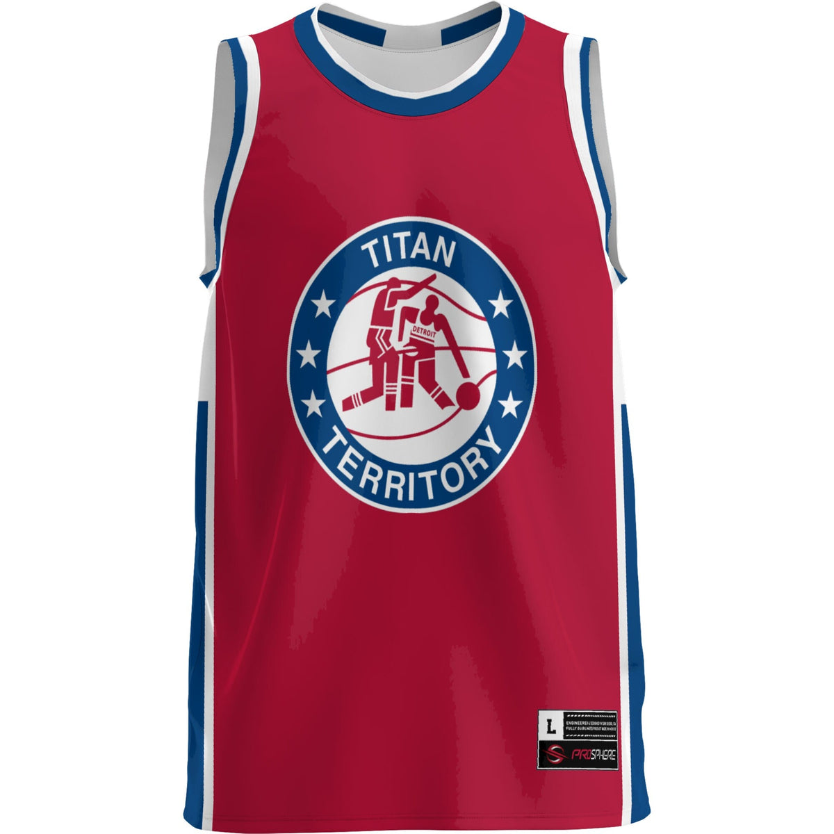 Detroit Mercy Titans Lightweight Basketball Jersey - Blue