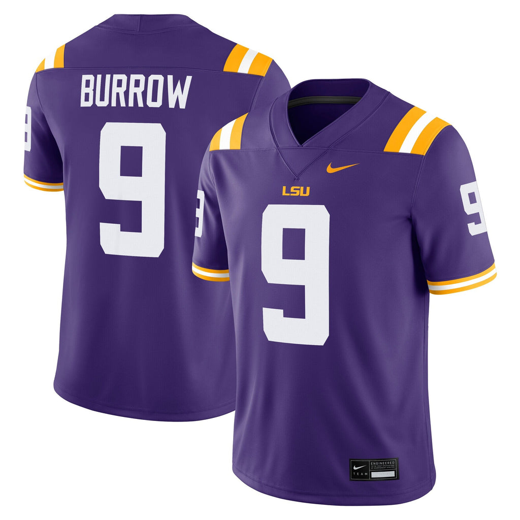 Joe Burrow Purple LSU Tigers Alumni Game Jersey