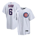 Chicago Cubs Matt Shaw White Home Replica Baseball Jersey