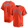 Houston Astros Carlos Correa Orange Alternate Limited Player Baseball Jersey