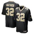 New Orleans Saints Tyrann Mathieu Black Game Football Jersey