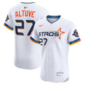 Houston Astros Jose Altuve White 2025 City Connect Elite Player Baseball Jersey