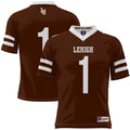 #1 Brown Lehigh Mountain Hawks Football Jersey