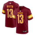 Washington Commanders Tay Martin Burgundy Team Game Football Jersey