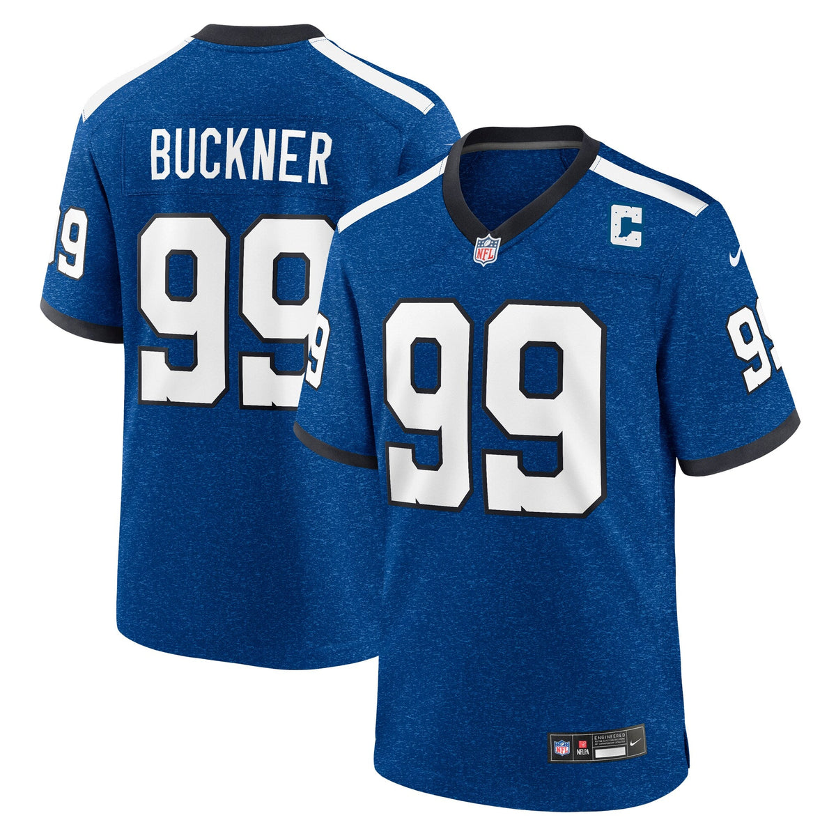 Indianapolis Colts DeForest Buckner Blue Alternate Game Football Jersey