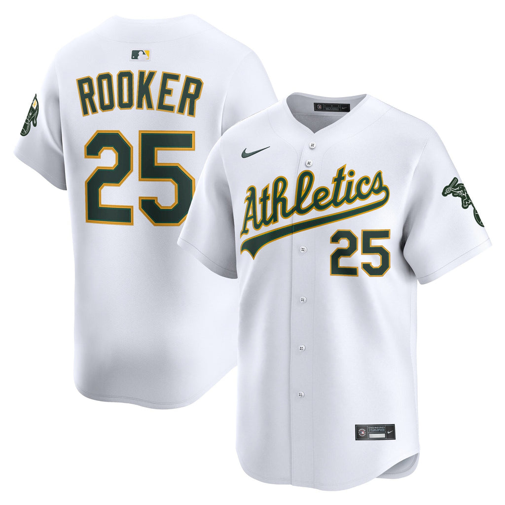 Athletics Brent Rooker White Home Limited Player Baseball Jersey