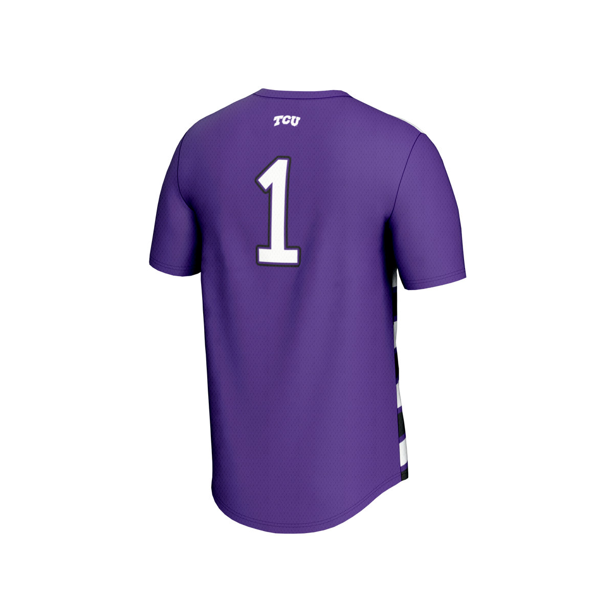 #1 TCU Horned Frogs Lightweight Soccer Fashion Jersey - Purple