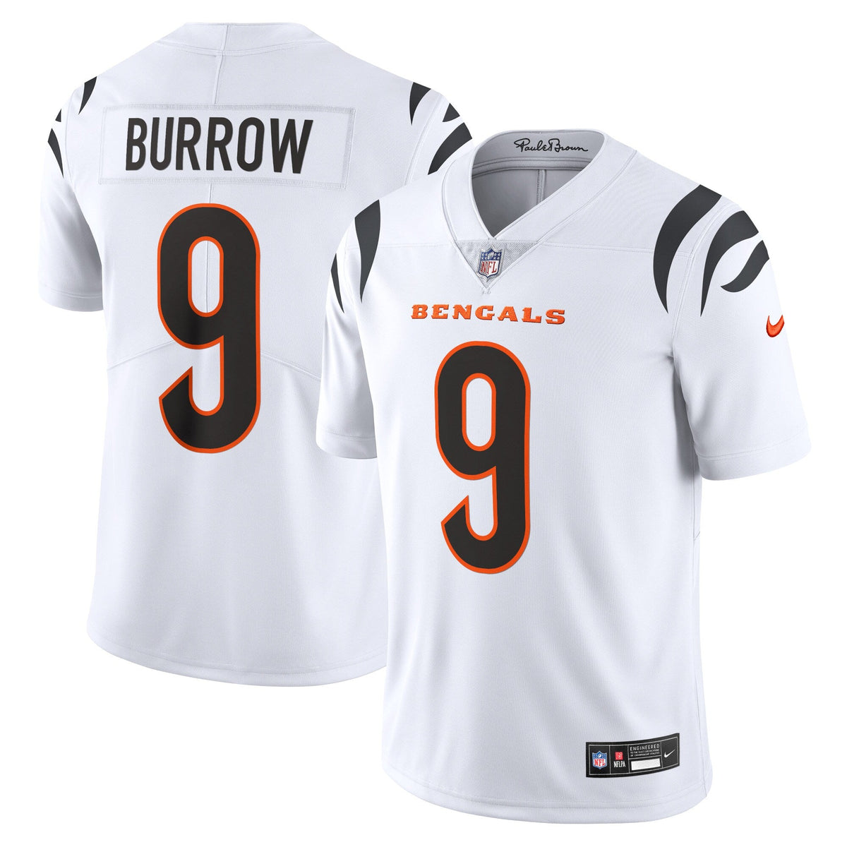 Cincinnati Bengals Joe Burrow White Vapor Untouchable Limited Football Jersey