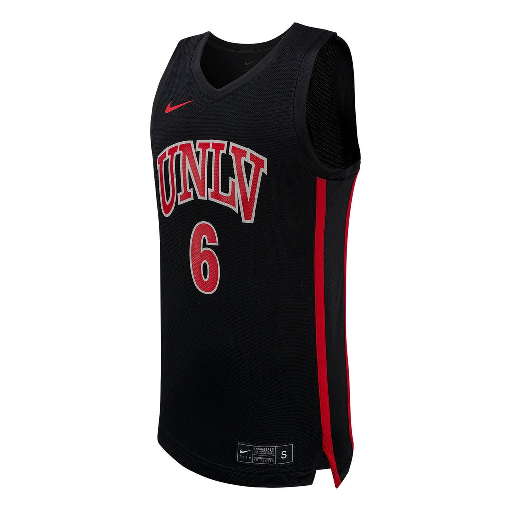 #6 UNLV Rebels Replica Basketball Jersey - Black