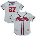 Atlanta Braves Fred McGriff Gray 1995 Throwback Baseball Jersey