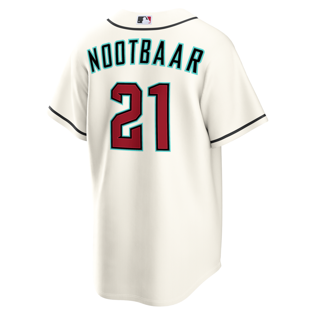 Arizona Diamondbacks Lars Nootbaar Cream Home Replica Baseball Jersey