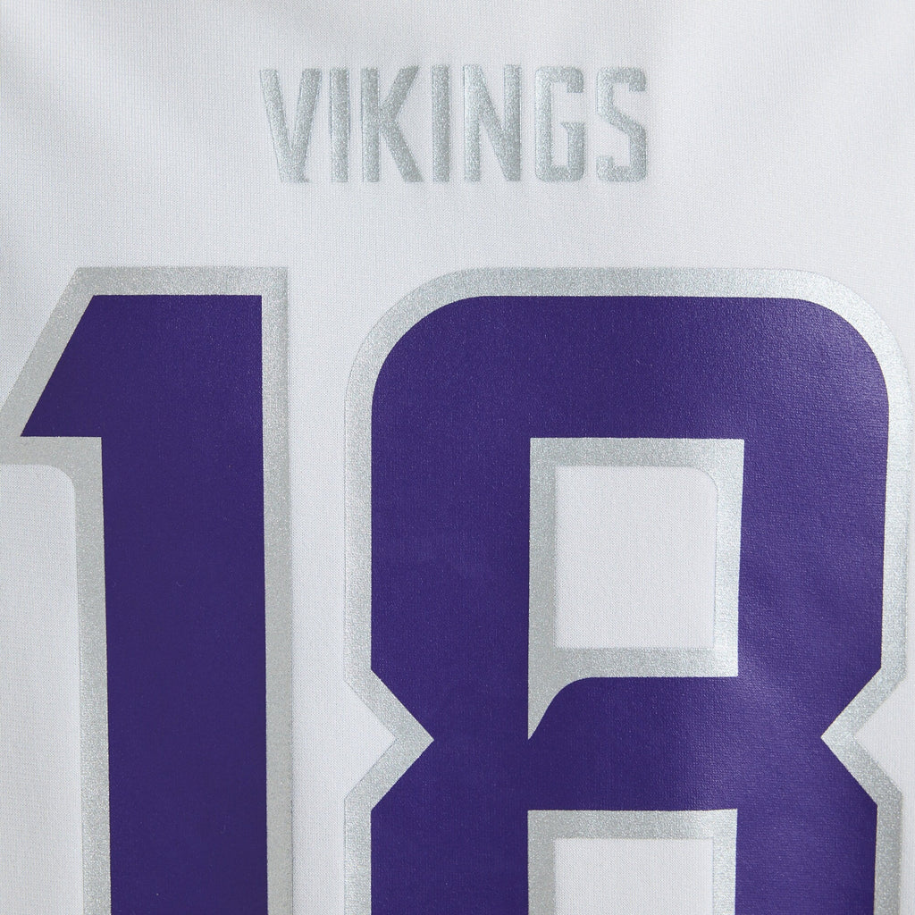 Minnesota Vikings Justin Jefferson White Alternate Game Player Football Jersey