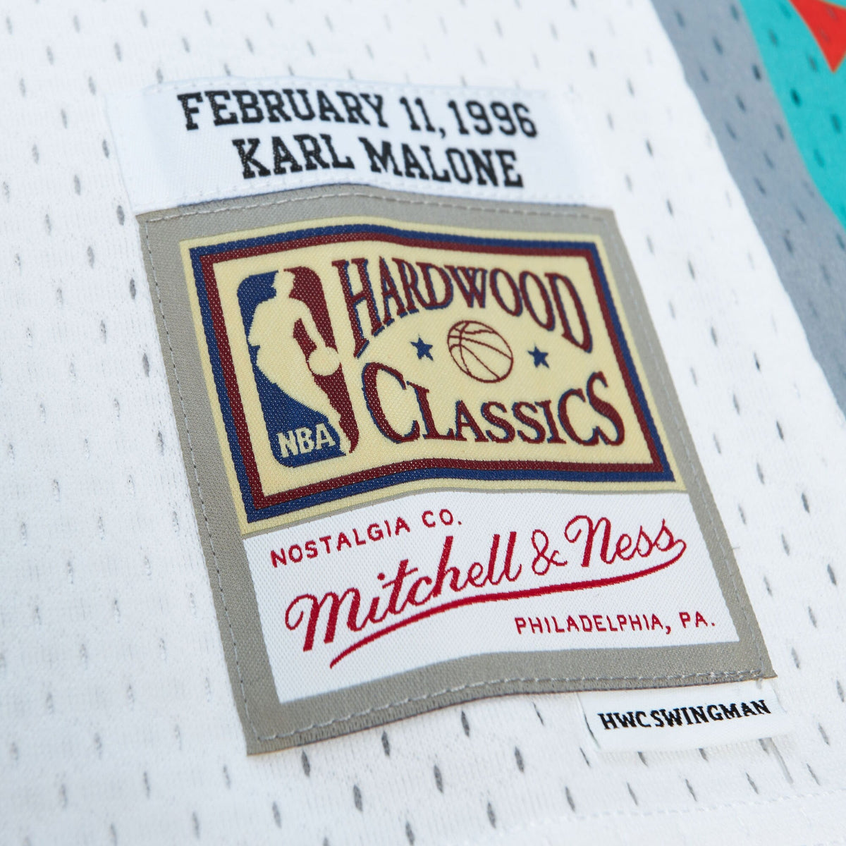 NBA Karl Malone 1996 All-Star Swingman Jersey - White