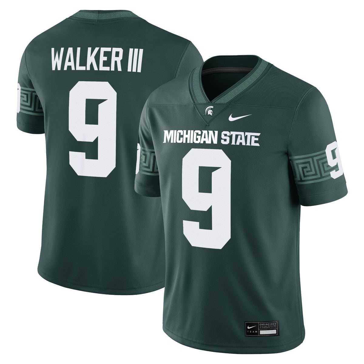 Kenneth Walker III Michigan State Spartans Alumni Game Jersey - Green