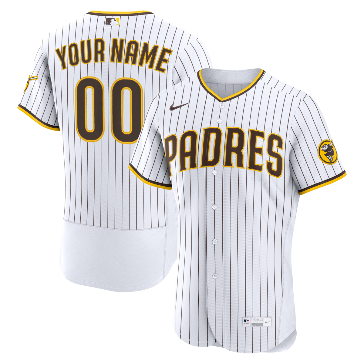 San Diego Padres White Home Custom Baseball Jersey